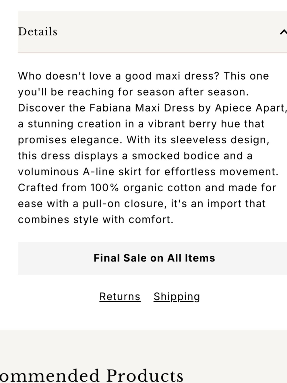 Apiece Apart Sleeveless Maxi Dress in Berry, NWT - Picture 7 of 7